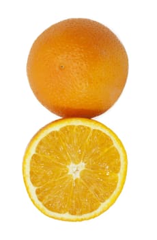 orange isolated on white background 