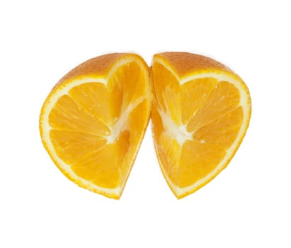 oranges on white background 