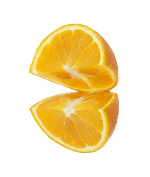 oranges on white background 