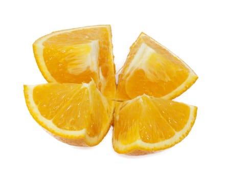 oranges isolated on white 