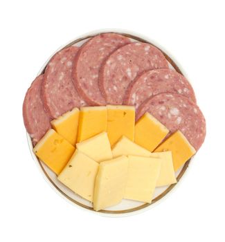 sausage with cheese
