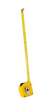 Tape measure isolated on white