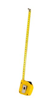 Tape measure isolated on white