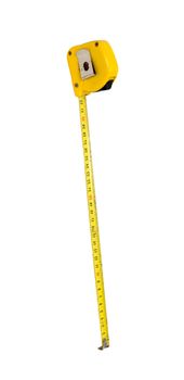 Tape measure isolated on white
