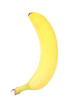 Ripe banana isolated on white background 