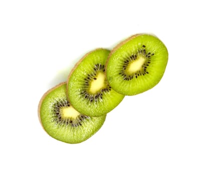 Kiwi Fruit Isolated on white background 