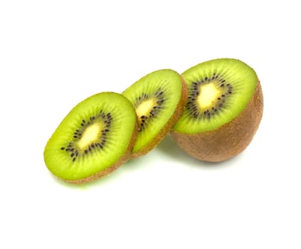 Kiwi Fruit Isolated on white background 