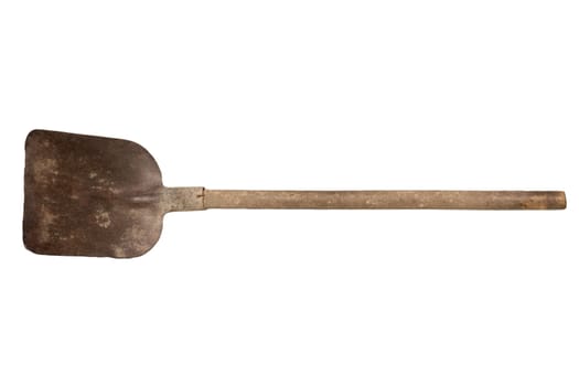 Shovel Isolated on a White Background. 
