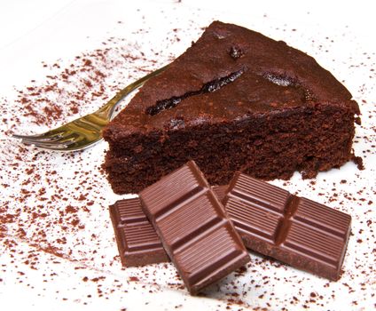 Dark chocolate cake 