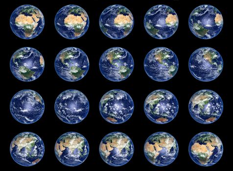 Big Earth Globes collection, high res pictures