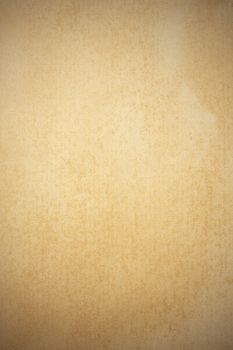 Old paper isolated on white background