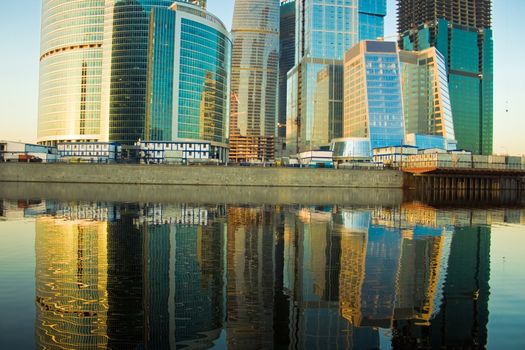 Skyscrapers of the International Business Centre, Moscow