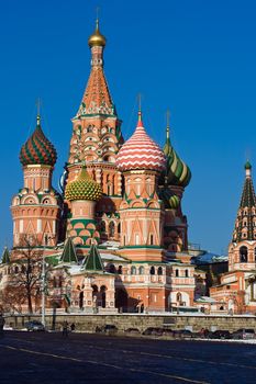 St Basil's Cathedral on Red Square, Moscow, Russia