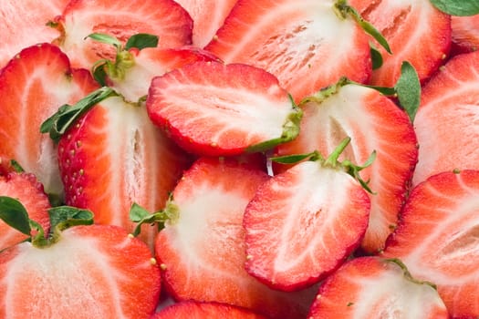 Fresh strawberry background