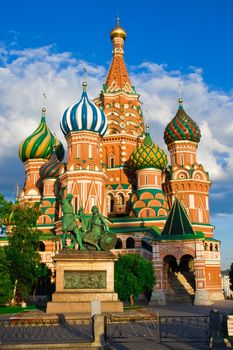 St Basil's Cathedral on Red Square, Moscow, Russia