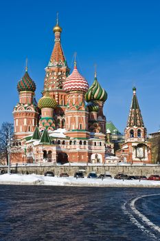 St Basil's Cathedral on Red Square, Moscow, Russia