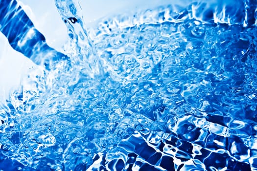 Clear water drops