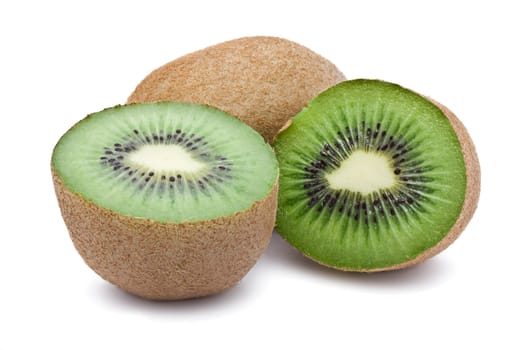 Fresh Kiwi isolated on white background