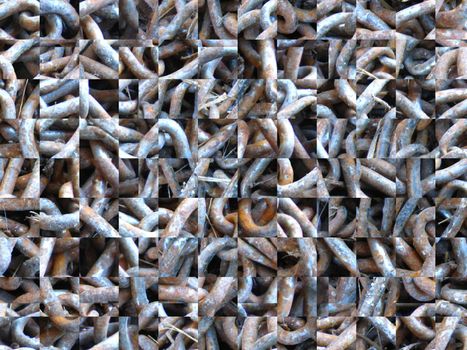 The image of sheaf of metal chains