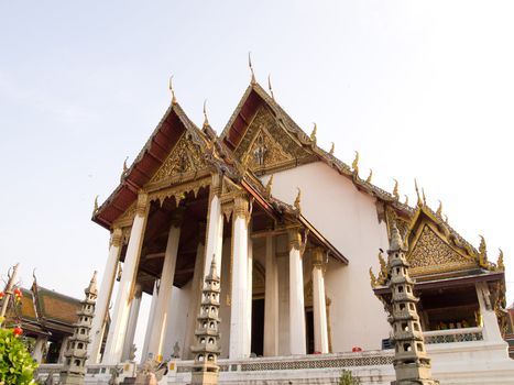 Wat Sutat Temple in bangkok ,Thailand 