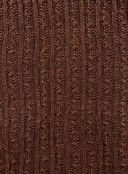 Close-up of a piece of knit fabric