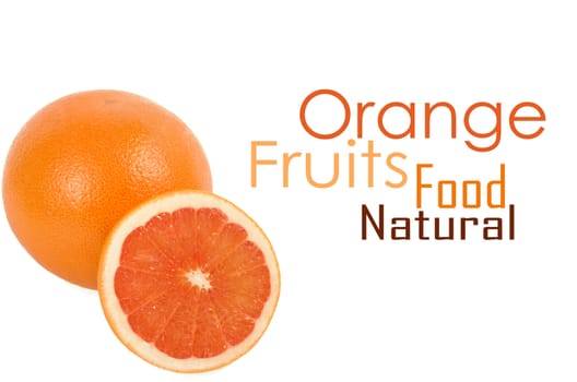 One and half oranges