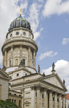 French dom on Gendarmenmarkt square in Berlin