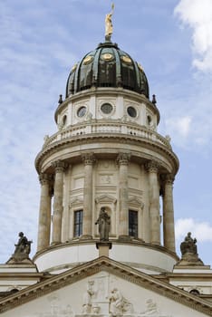 French dom on Gendarmenmarkt square in Berlin