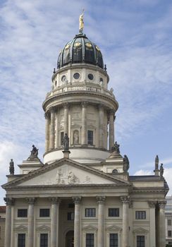 French dom on Gendarmenmarkt square in Berlin