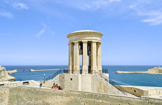 Siege Bell War Memorial in Valletta