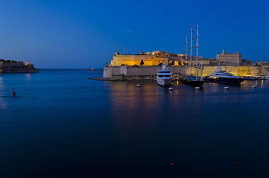 Fort St. Angelo in the evening