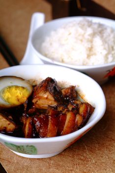 Pork, braised pork - asia chinese food