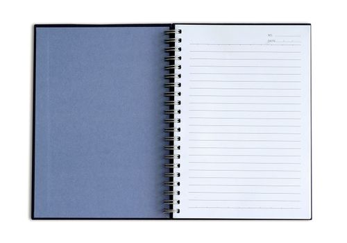 blank notebook