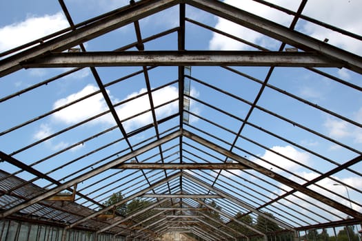 metal roof structure