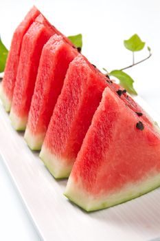 slice of fresh red watermelon