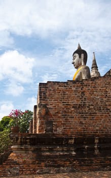 Ancient Buddha image in Thailand.