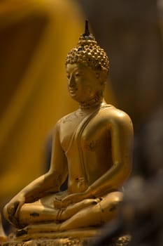 Buddha statue in temple Thailand.
