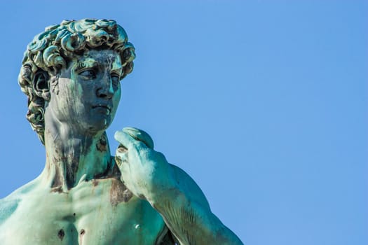 Copy of Michelangelo's David in Piazzale Michelangelo, Florence, Italy