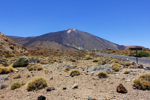 The conical volcano Mount Teide or El Teide in Tenerife is Spains highest mountain. It has featured as the location of many hollywood films and is the premier tourist attraction in the Canary islands 