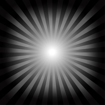 Optical illusion, black striped background