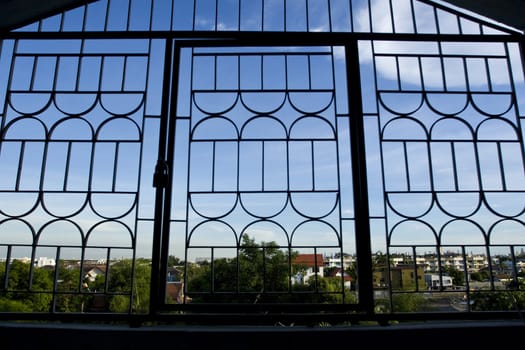 Iron Cages on Window