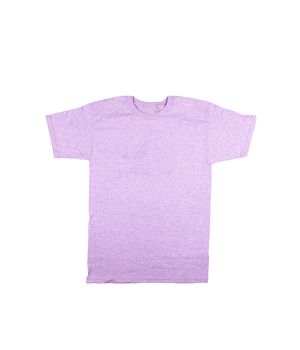 close up of a blank t-shirt on white background