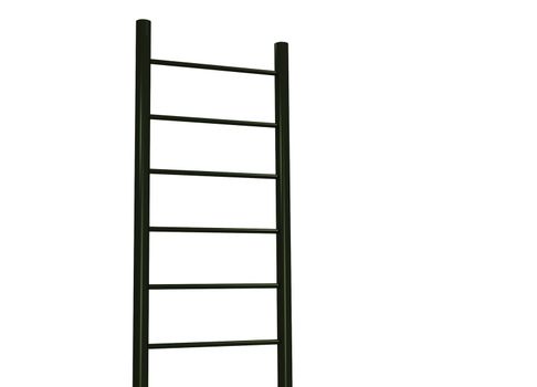 Green gym ladder