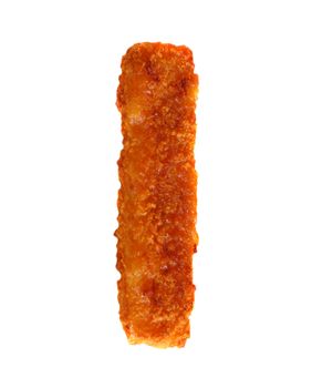 fish stick on a white background