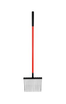 Garden fork isolated