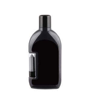 Cosmetic black bottle