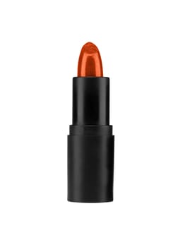 close up of a lipstick on white background
