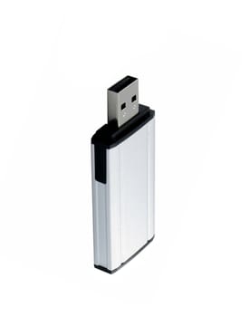 Usb flash dri�� isolated on white