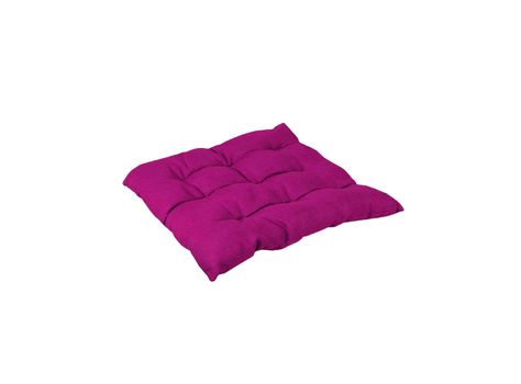 bright purple pillow isolated on white