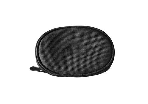 Black wallet case isolated on white